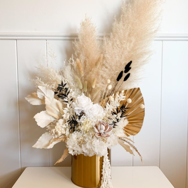 Central Coast NSW dried floral arrangements bridal Hills District dried